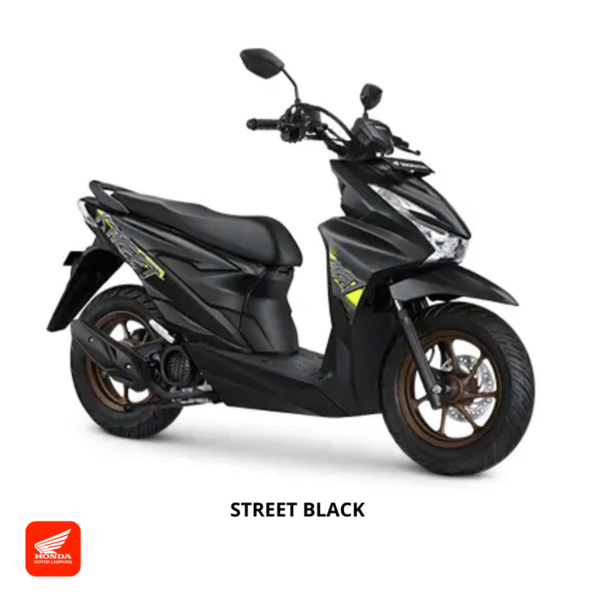 Honda BeAT Street warna black, dealer Motor Honda Lampung