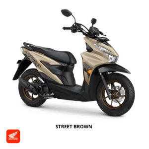 Honda BeAT Street warna brown, dealer Motor Honda Lampung
