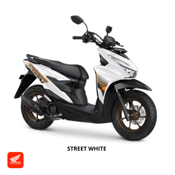 Honda BeAT Street warna white, dealer Motor Honda Lampung