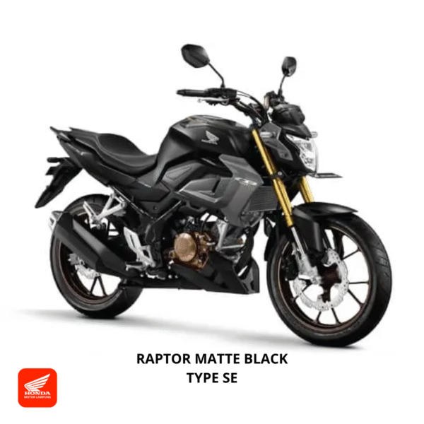 Honda CB150R Streetfire SE warna raptor matte black, dealer Motor Honda Lampung