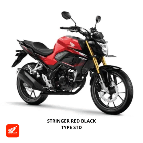 Honda CB150R Streetfire STD warna stringer red black, dealer Motor Honda Lampung