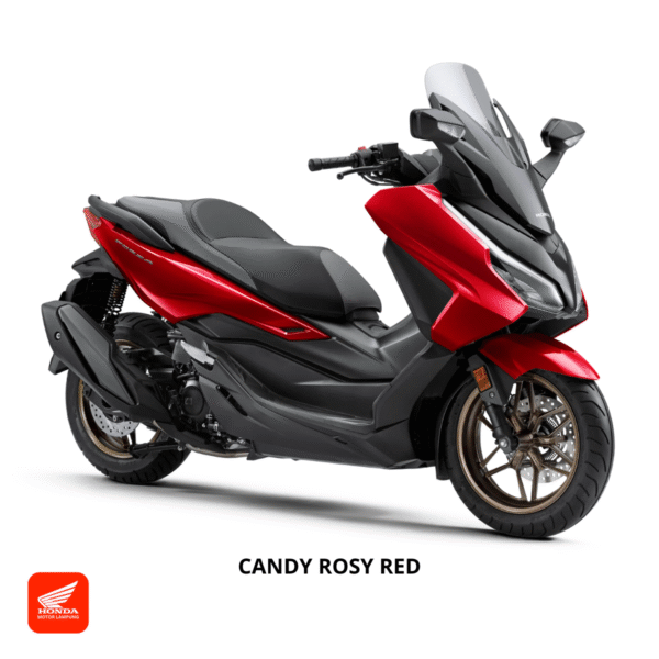 Honda Forza warna candy rosy red, dealer Motor Honda Lampung