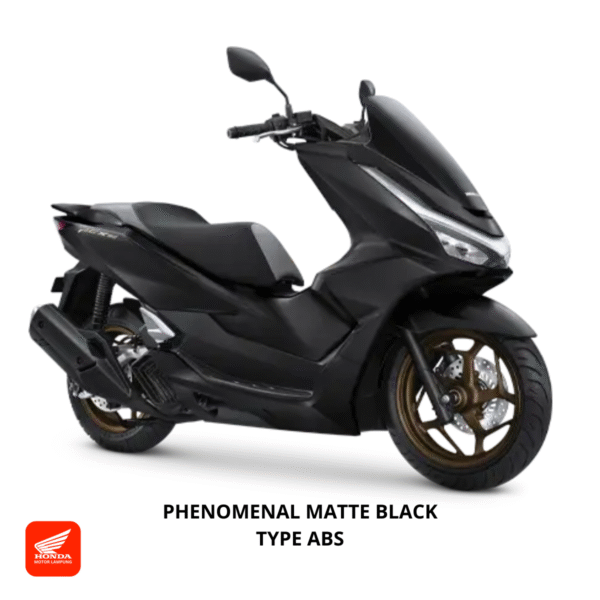 Honda PCX160 ABS warna phenomenal matte black, dealer Motor Honda Lampung
