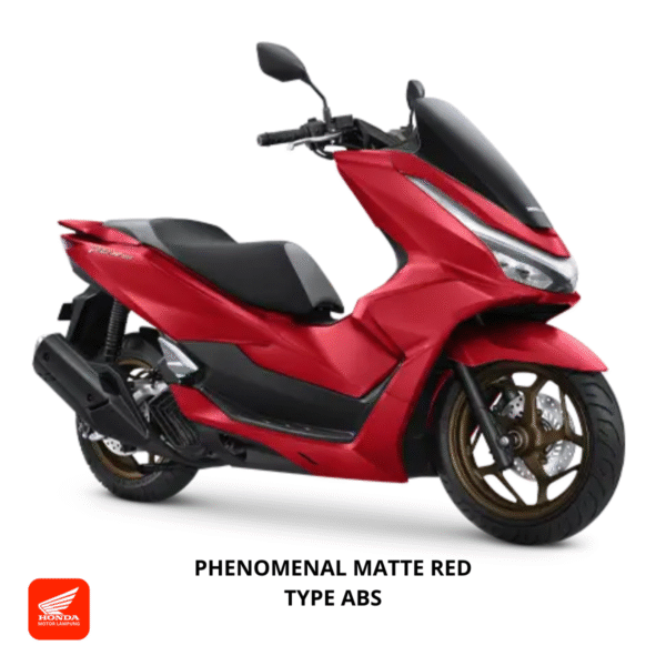 Honda PCX160 ABS warna phenomenal matte red, dealer Motor Honda Lampung