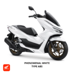 Honda PCX160 ABS warna phenomenal white, dealer Motor Honda Lampung