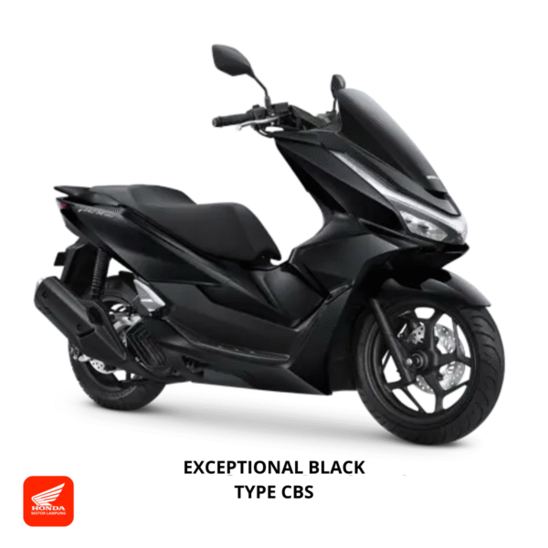 Honda PCX160 CBS warna exceptional black, dealer Motor Honda Lampung