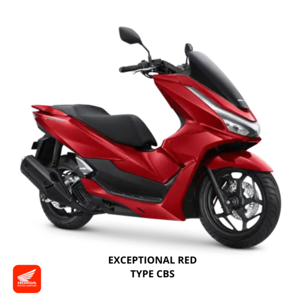Honda PCX160 CBS warna exceptional red, dealer Motor Honda Lampung