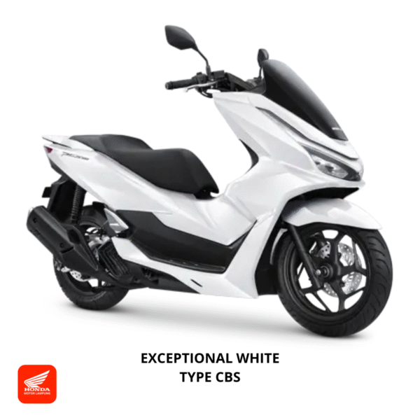 Honda PCX160 CBS warna exceptional white, dealer Motor Honda Lampung