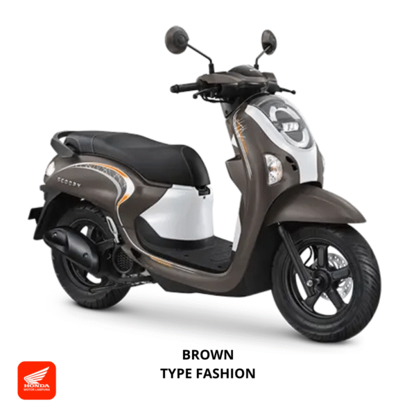 Honda Scoopy Fashion warna brown, dealer Motor Honda Lampung