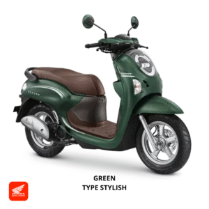 Honda Scoopy Stylish warna green, dealer Motor Honda Lampung