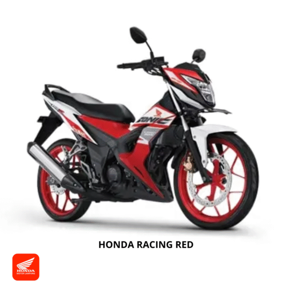 Honda Sonic 150R warna honda racing red, dealer Motor Honda Lampung