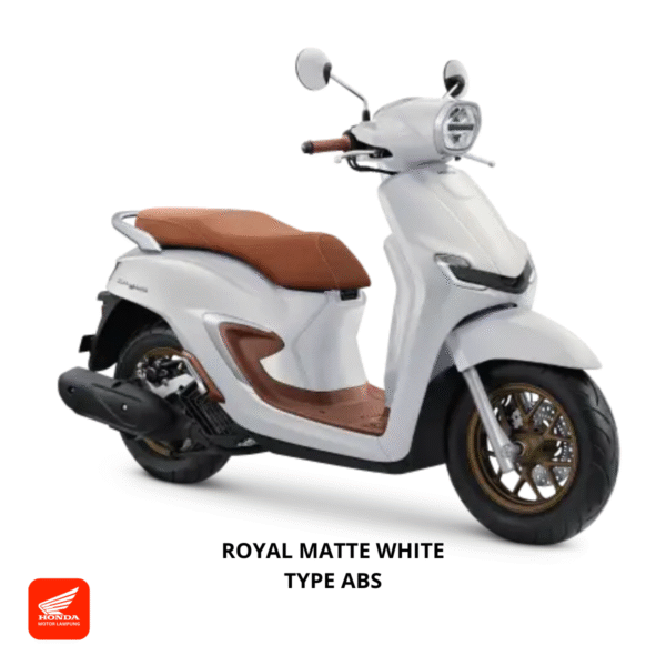 Honda Stylo 160 ABS warna royal matte white, dealer Motor Honda Lampung