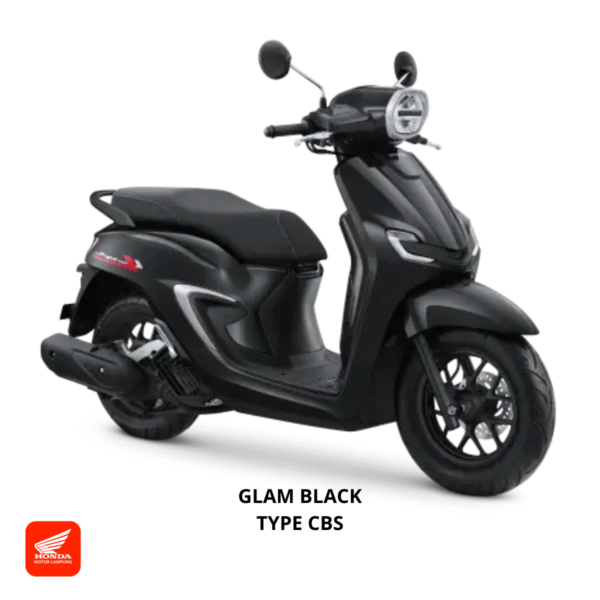 Honda Stylo 160 CBS warna glam black, dealer Motor Honda Lampung