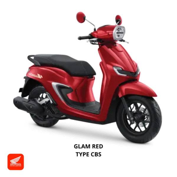 Honda Stylo 160 CBS warna glam red, dealer Motor Honda Lampung