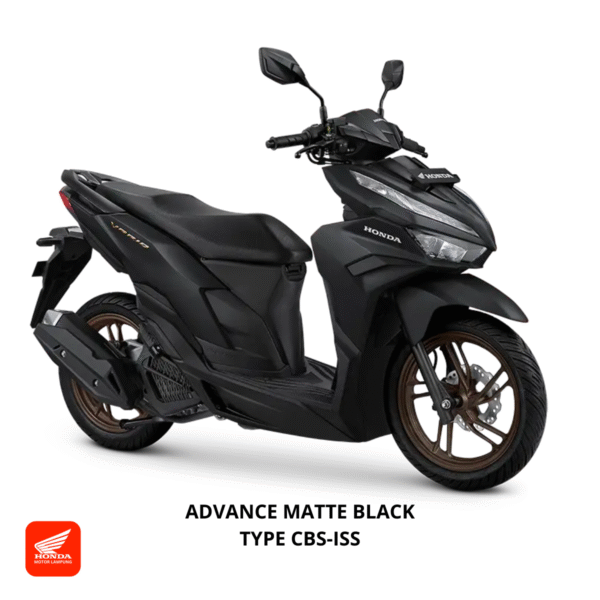 Honda Vario 125 CBS-ISS warna advance matte black, dealer Motor Honda Lampung
