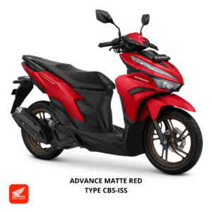 Honda Vario 125 CBS-ISS warna advance matte red