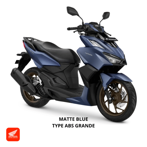 Honda Vario 160 ABS Grande warna matte blue, dealer Motor Honda Lampung