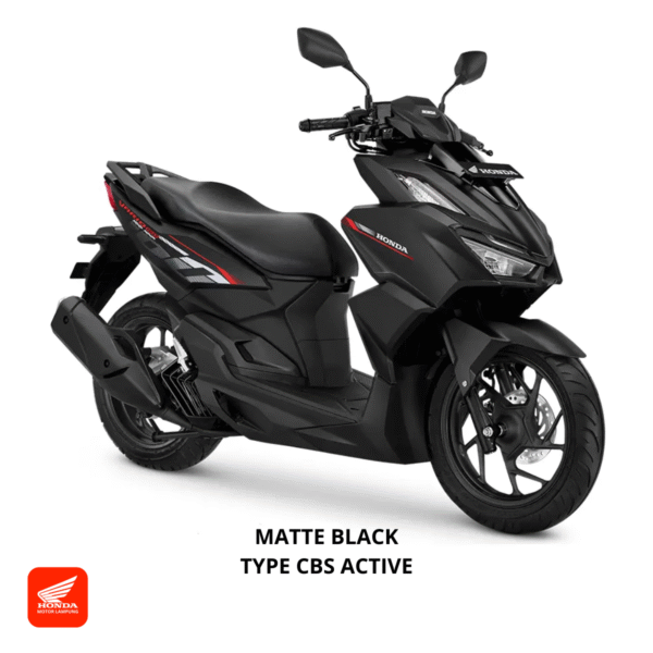 Honda Vario 160 CBS Active warna matte black, dealer Motor Honda Lampung