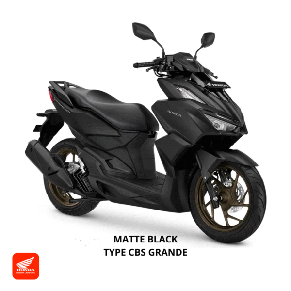 Honda Vario 160 CBS Grande warna matte black, dealer Motor Honda Lampung