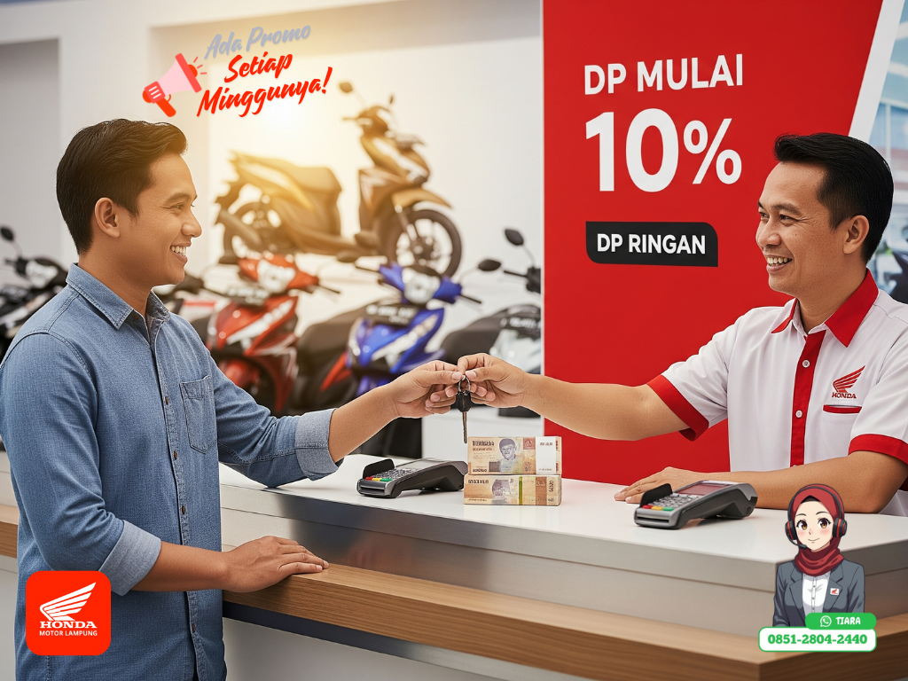 DP Ringan Motor Honda Mulai 10%