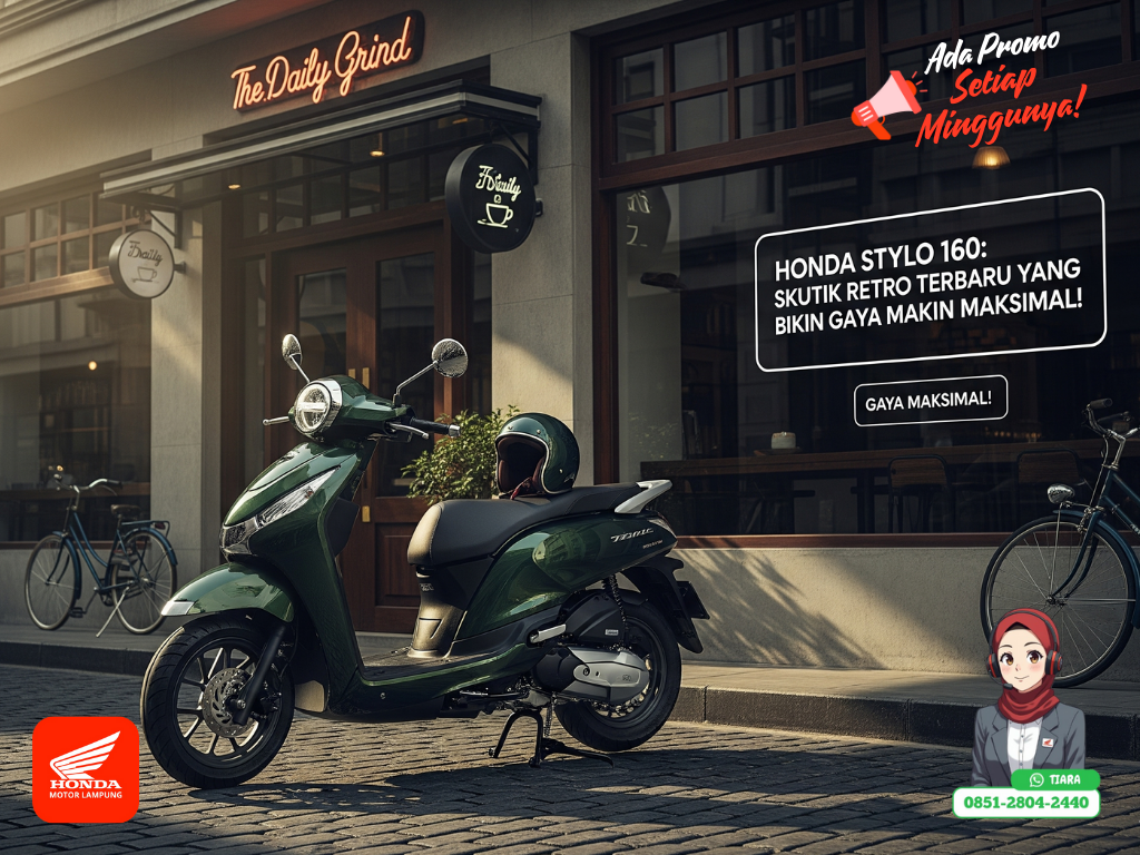 Honda Stylo 160: Skutik Retro Terbaru yang Bikin Gaya Makin Maksimal!