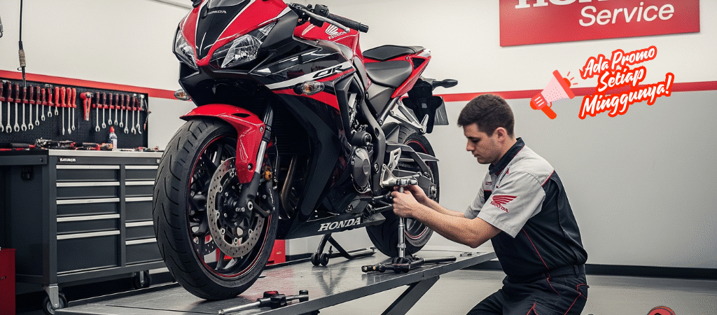 Kapan Waktu Servis Pertama Motor Honda? Ini Jadwal Resminya!