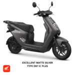 Honda EM1 e: Plus warna excellent matte silver, dealer Motor Honda Lampung