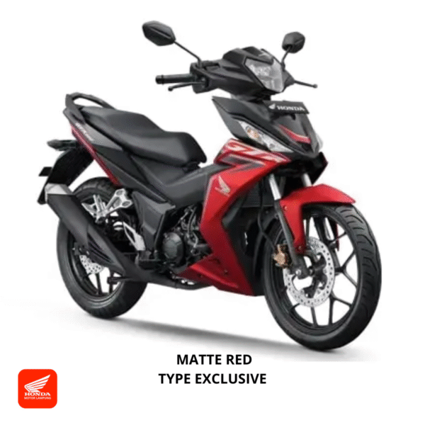 Honda Supra GTR 150 Exclusive warna matte red, dealer Motor Honda Lampung