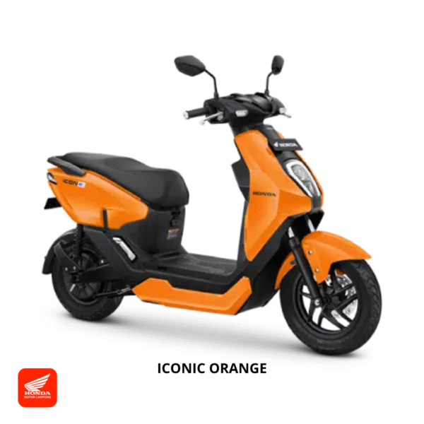 Honda ICON e: warna iconic orange, dealer Motor Honda Lampung