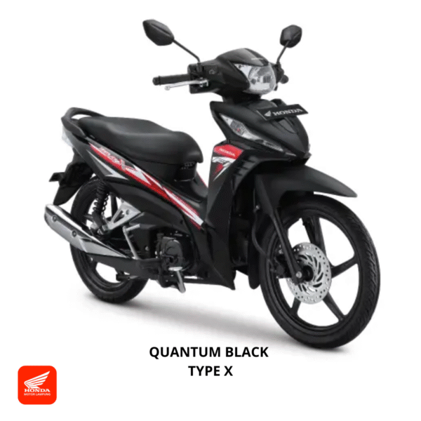 Honda Revo X warna quantum black, dealer Motor Honda Lampung