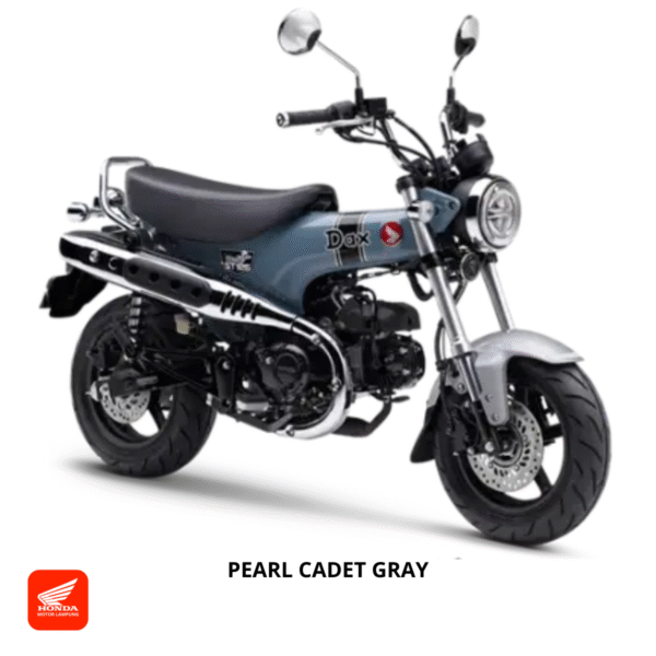 Honda ST125 Dax warna pearl cadet gray, dealer Motor Honda Lampung