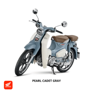 Honda Super Cub C125 warna pearl cadet gray, dealer Motor Honda Lampung