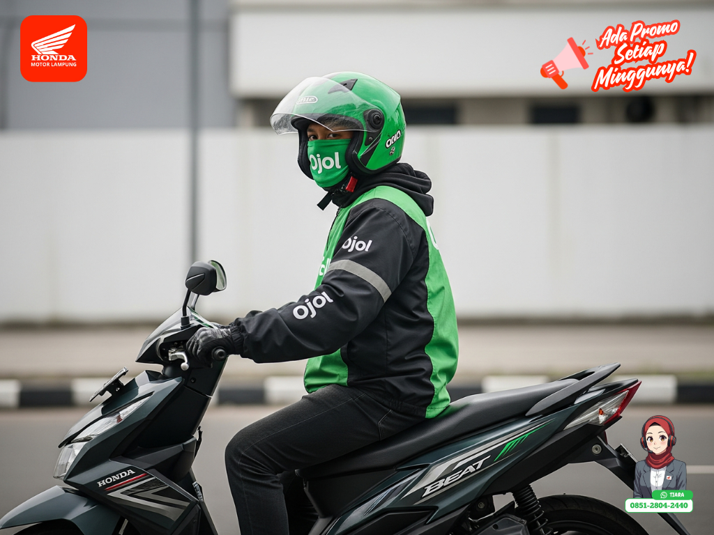 Motor Honda terbaik untuk Ojek Online yang irit dan tahan lama.