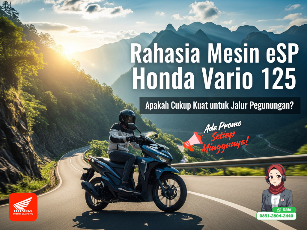 Rahasia Mesin eSP Honda Vario 125: Apakah Cukup Kuat untuk Jalur Pegunungan?