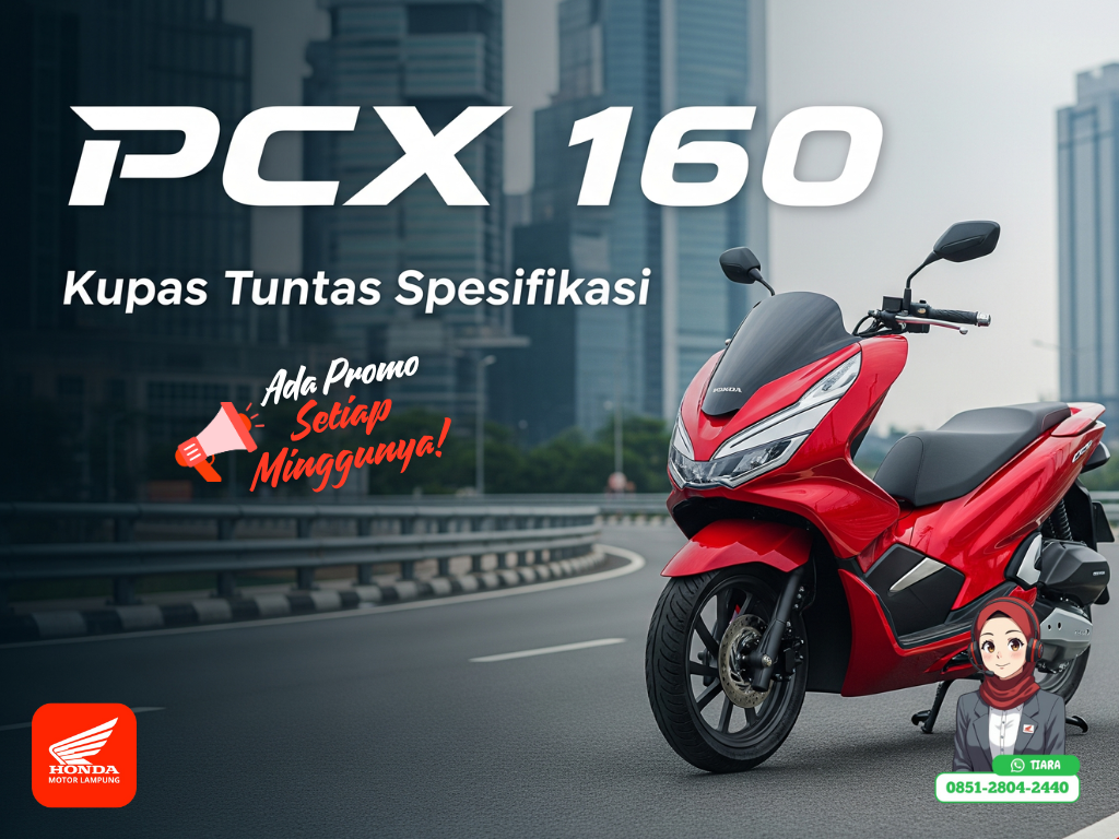 Honda PCX 160: Kupas Tuntas Spesifikasi yang Bikin Nyaman dan Bertenaga