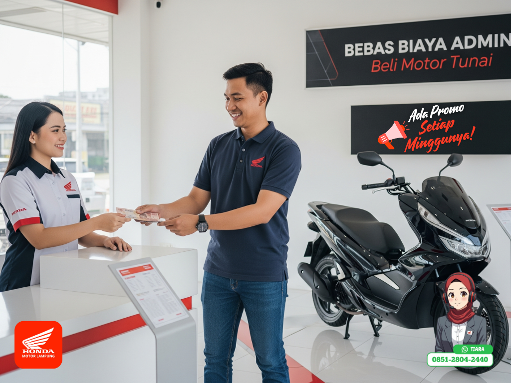 Bebas Biaya Admin! Ini Syarat Beli Motor Tunai di Dealer Resmi