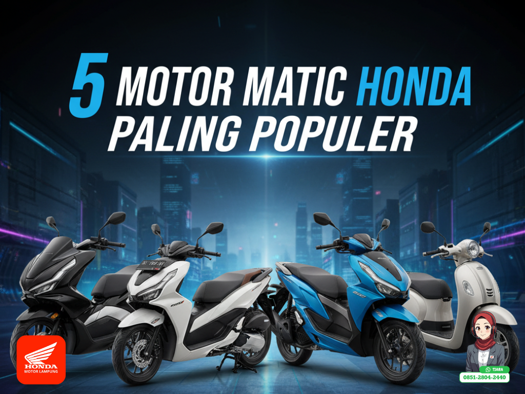 5 Motor Matic Honda Paling Populer di Tahun 2025: Skutik Ikonik, Premium, dan Fitur Terbaru
