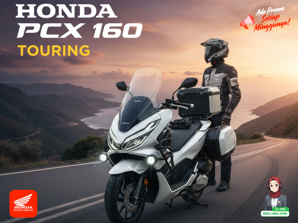 Honda PCX 160: Skutik Bongsor Rasa Big Bike, Siap Libas Rute Touring! 