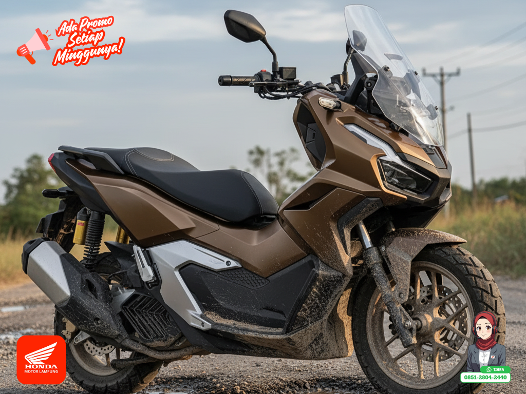 Tetap Nyaman di Jalanan Rusak! Ini Dia Motor Matic Honda dengan Ground Clearance Tinggi dan Suspensi Terbaik