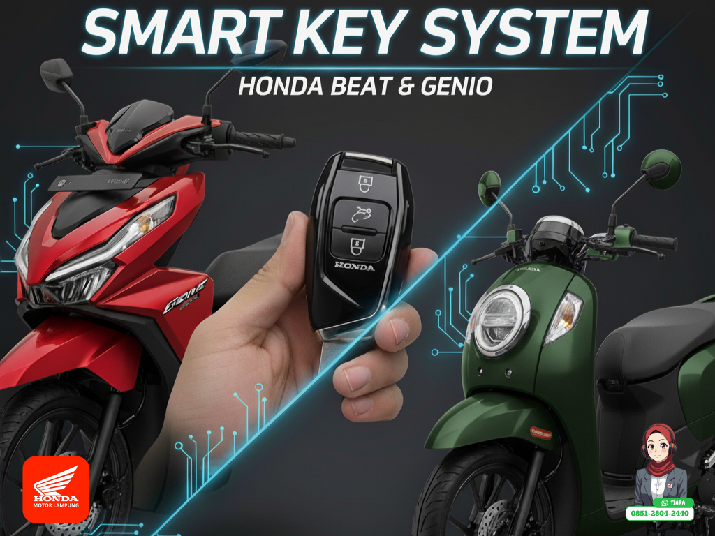 Motor Matic Honda dengan Fitur Smart Key Paling Murah 2025