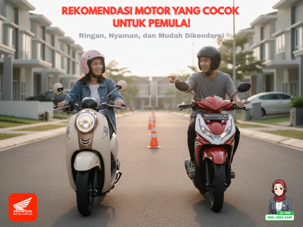 Motor yang Cocok untuk Pemula: Ringan, Nyaman, dan Mudah Dikendarai!