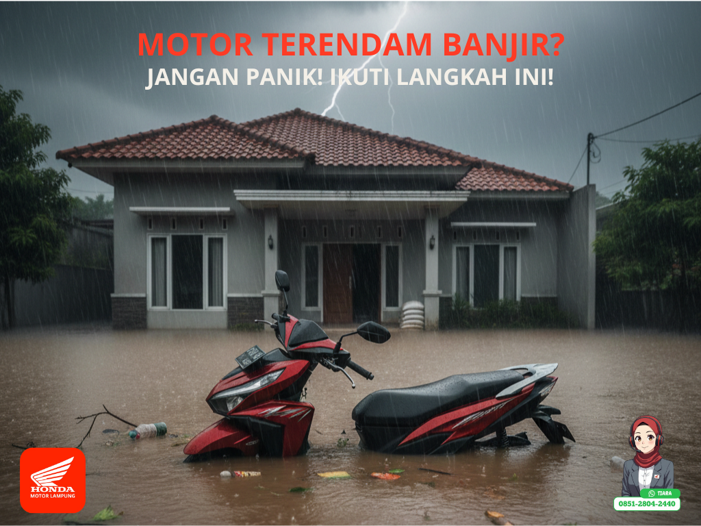 Motor Terendam Banjir Bandang? Jangan Panik! Ini Langkah-Langkah Penanganan Pertama yang Wajib Dilakukan!