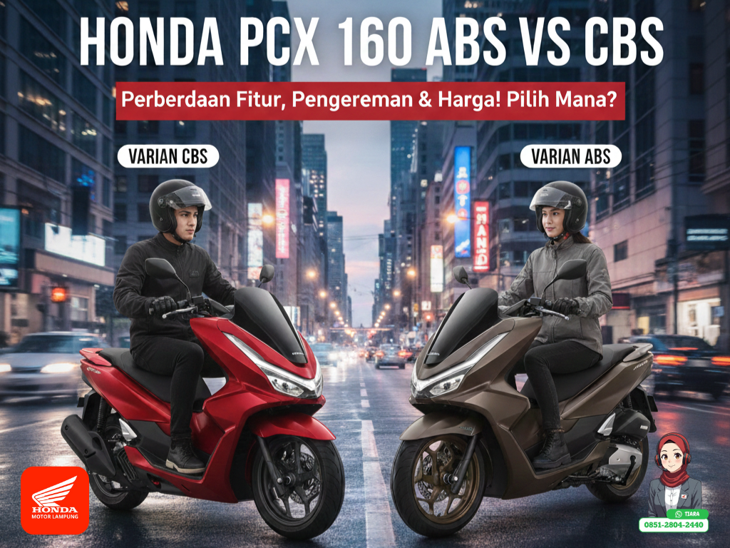 PCX 160 CBS atau ABS? Simak Perbedaan Kunci yang Wajib Anda Tahu Sebelum Membeli!