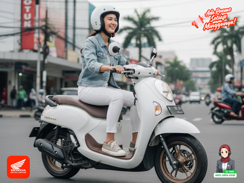 Scoopy Paling Mewah dan Lengkap: Intip Spesifikasi Varian Tertinggi Honda Scoopy!