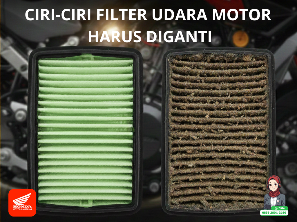 Ciri-Ciri Filter Udara Motor Sudah Harus Diganti!
