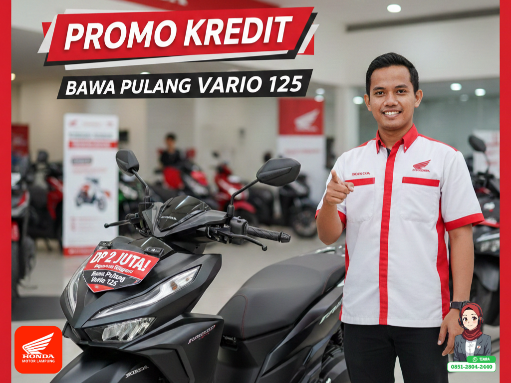 Cuma DP 2 Juta! Bawa Pulang Honda Vario 125 dengan Cicilan Ringan