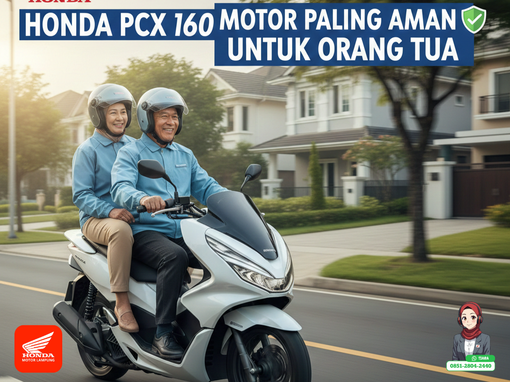Fitur ABS dan HSTC: Mengapa Honda PCX 160 Adalah Motor Paling Aman untuk Orang Tua