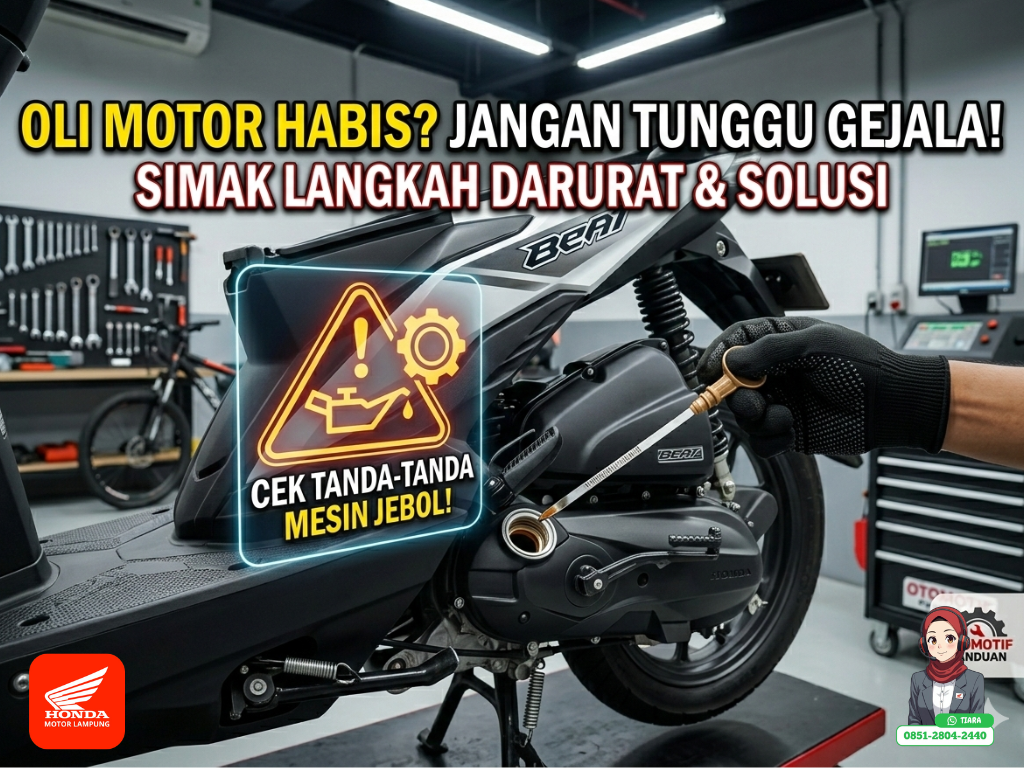 Apa yang Harus Dilakukan Saat Oli Motor Habis? Simak Langkahnya di Sini!