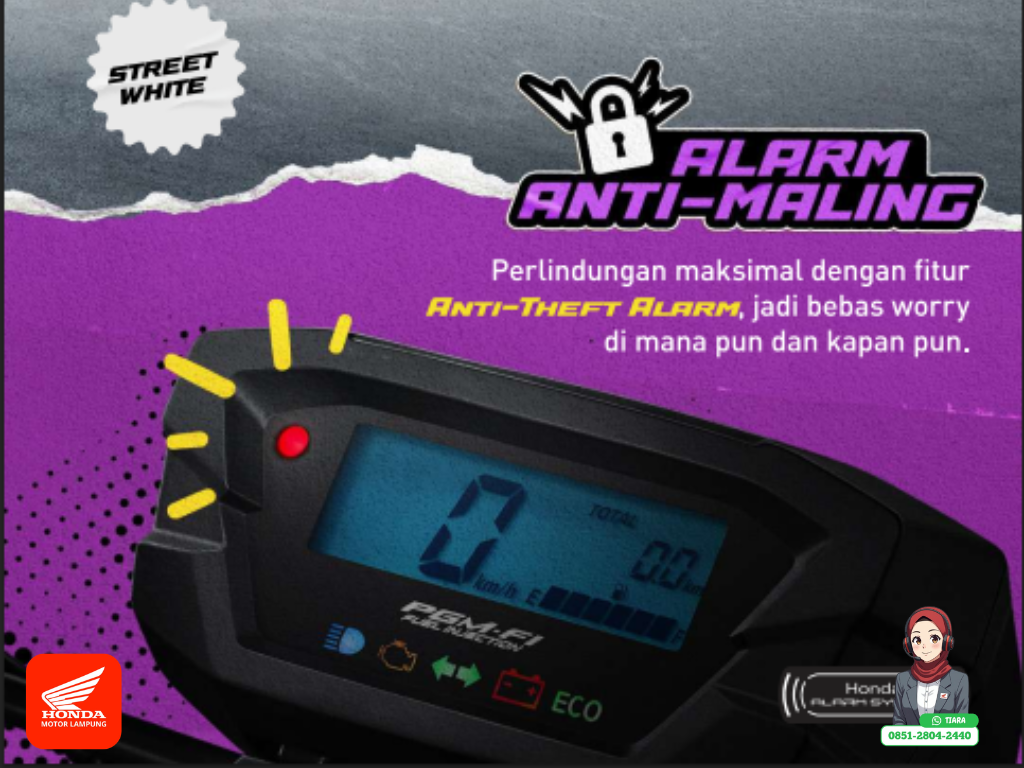 Cara Mengaktifkan Fitur Anti-Theft Alarm di Honda BeAT Street