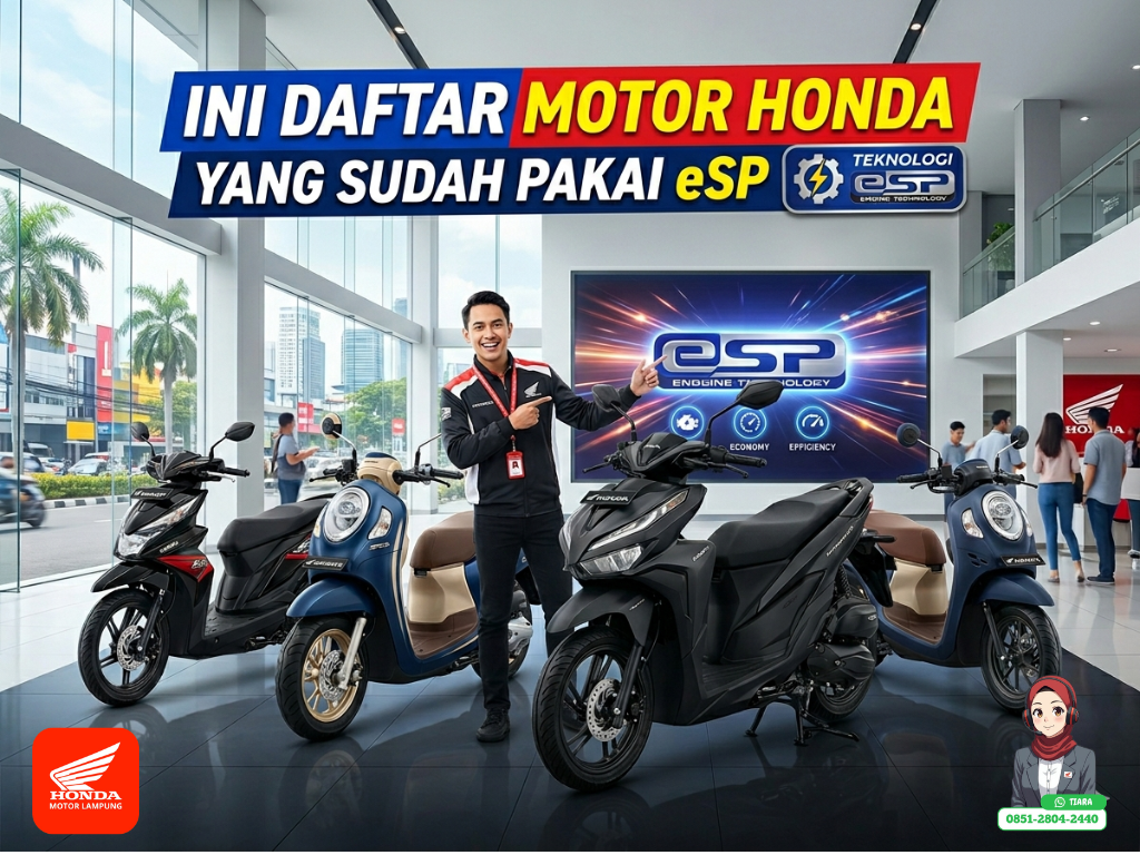 Cari Motor Matic Irit? Ini Daftar Motor Honda yang Sudah Pakai Teknologi eSP